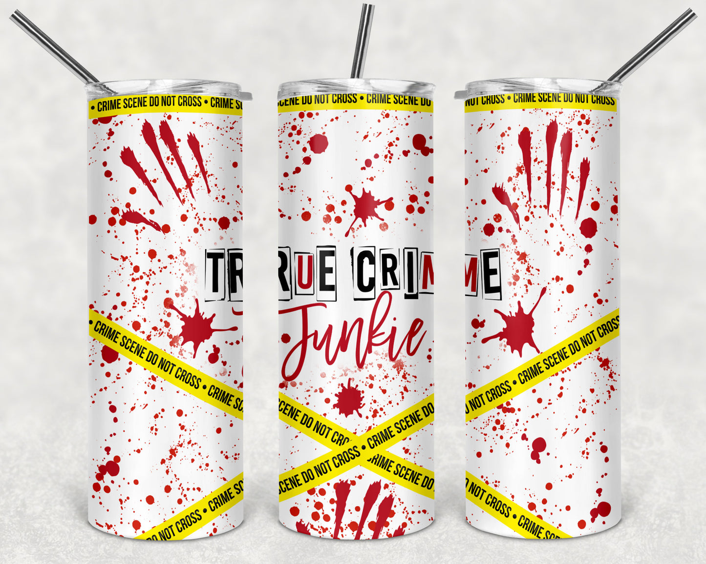 True Crime Junkie 20 Oz Tumbler