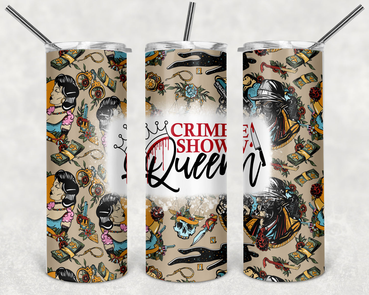 Crime Show Queen 20 Oz Tumbler