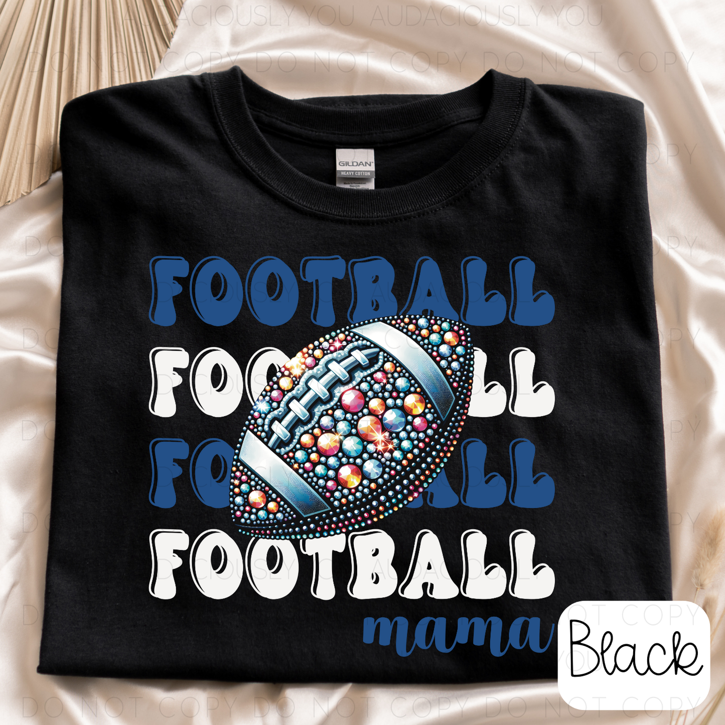 Football Mama (Blue & White) Digital Download