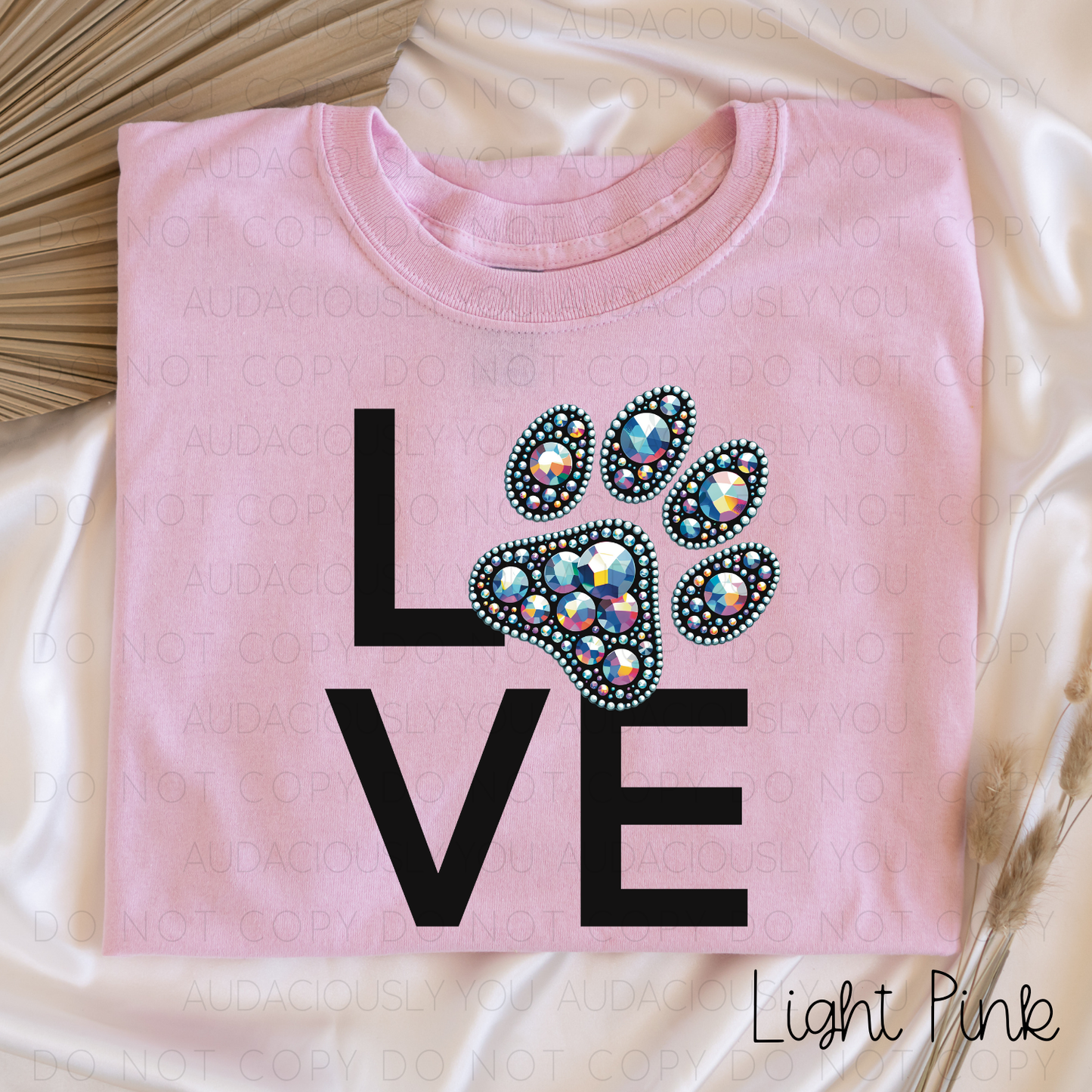 LOVE Paw Print Digital Download