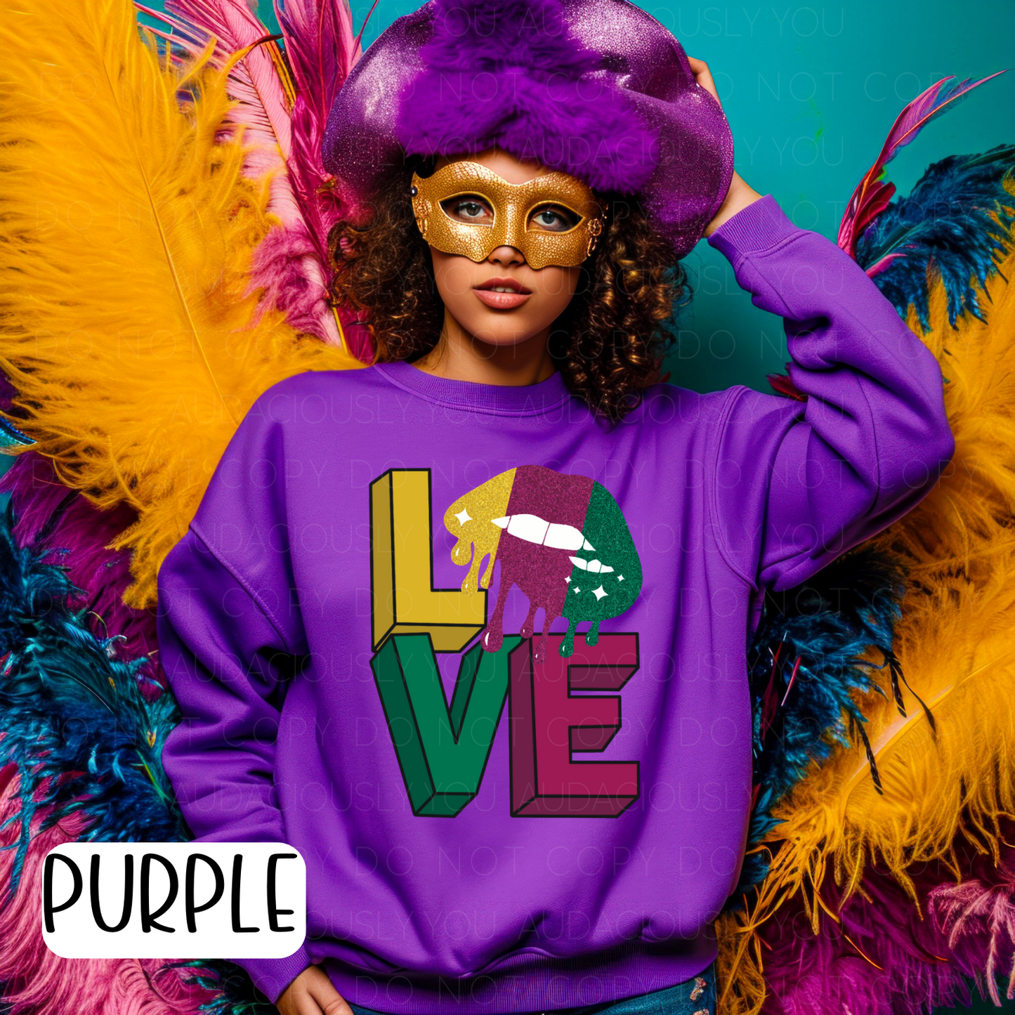 Mardi Gras LOVE(With Lips) Digital Download