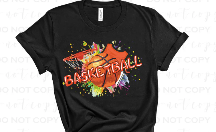 Basketball Color Splash