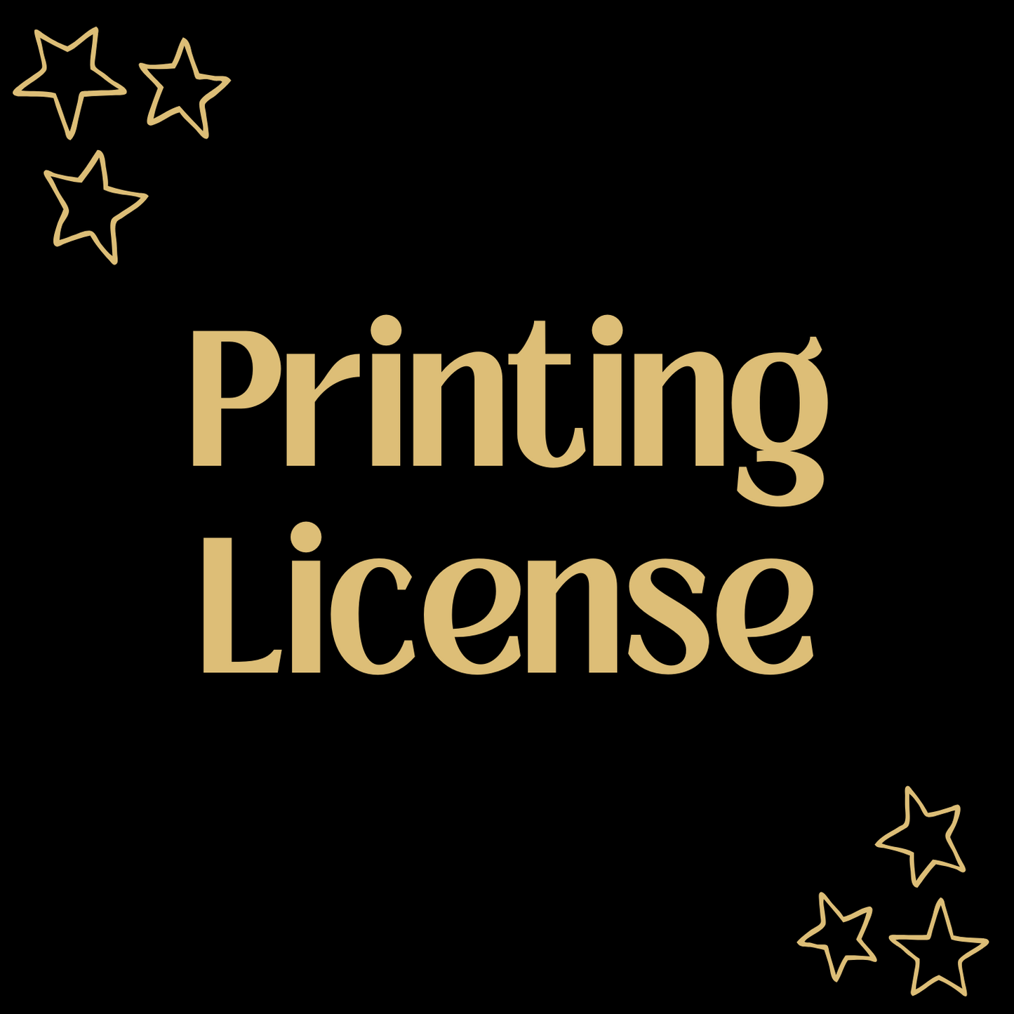 Commercial Printing License