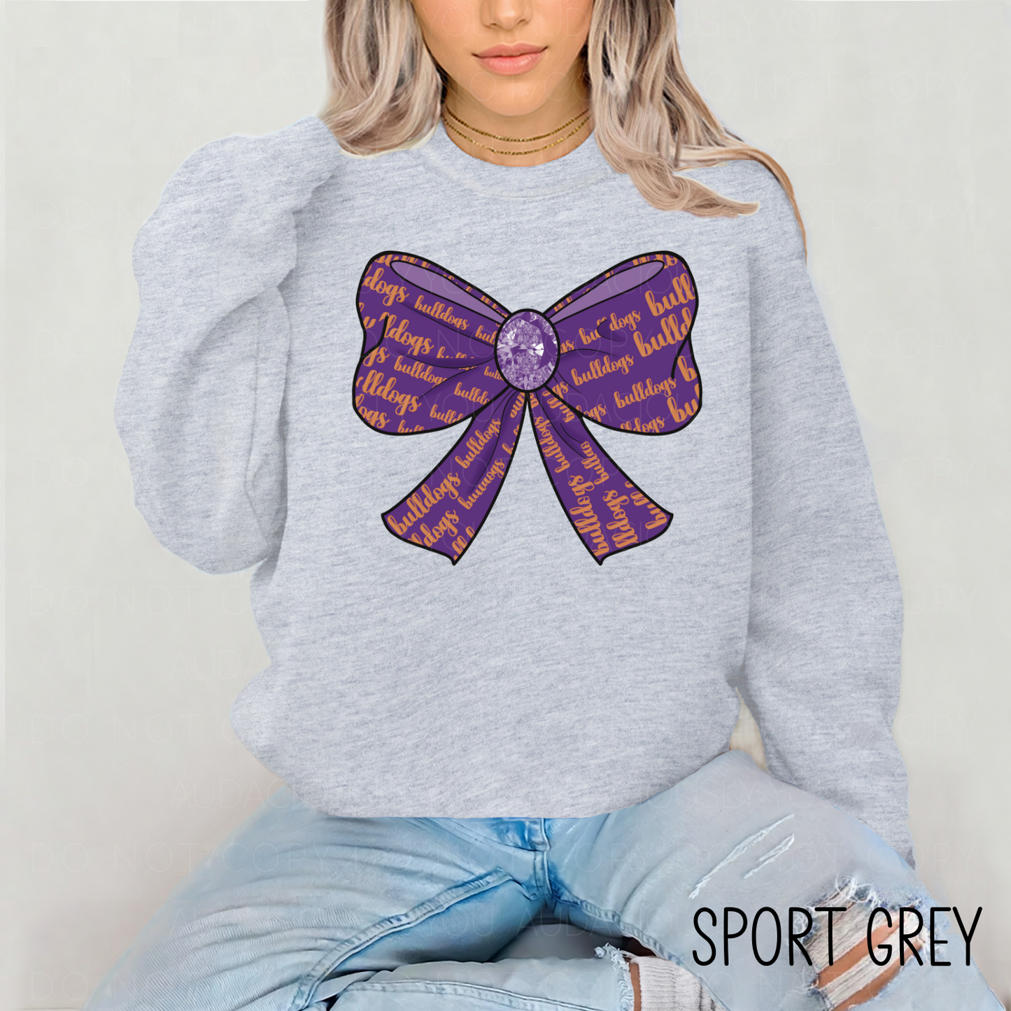 Custom Mascot Bow Digital Download